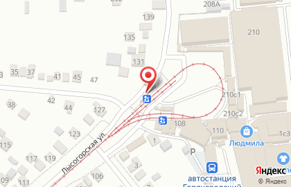 Мастерская по изготовлению ключей на Лысогорской улице на карте