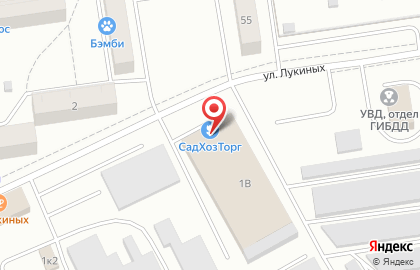 Магазин СадХозТорг в Екатеринбурге на карте