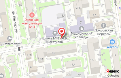 Барс на Октябрьской улице на карте