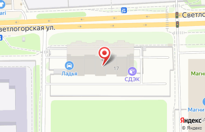 Центр строительных крепежей ЦСК на Светлогорской улице на карте