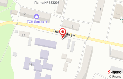 Фирменный магазин Новосибирская птицефабрика на Театральной улице в Искитиме на карте
