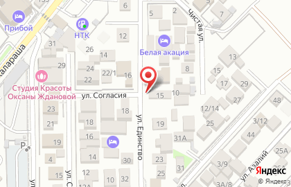 Аптека на ул. Единства, 13 на карте