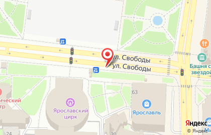 Банкомат Северный банк Сбербанка России на улице Свободы на карте