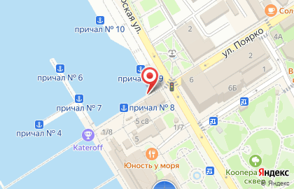 Прокат яхт в Сочи и Адлере на карте