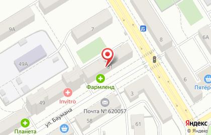 Магазин La bouton в Орджоникидзевском районе на карте