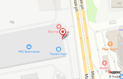 Магазин Центр Металлокровли на Машинной улице на карте