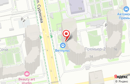 Бассейн раннего плавания Буль-Буль на Авиационной улице на карте