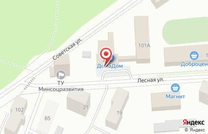 Мебельный центр Дома Дом на Советской улице на карте