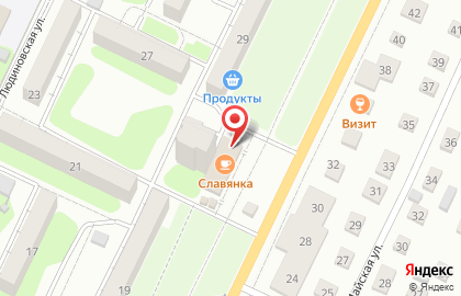 Продовольственный магазин в Сызрани на карте