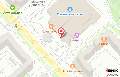 Кафе быстрого питания Fire food в Советском районе на карте