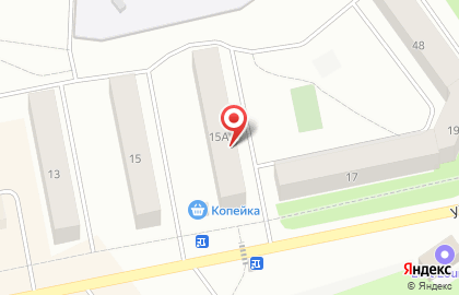 Продовольственный магазин Копейка в Архангельске на карте