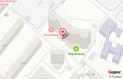 Супермаркет Полушка ВкусМаркет в Советском районе на карте