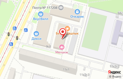 Ателье Иголочка на Чертановской улице на карте