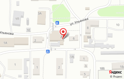 Ритуальное агентство на улице Ульянова на карте
