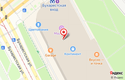 Салон сотовой связи Телемаркет на Бухарестской улице на карте