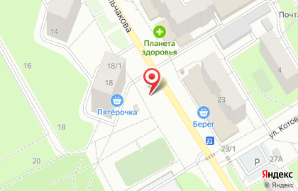 Торговая компания Русская пиротехника в Дзержинском районе на карте