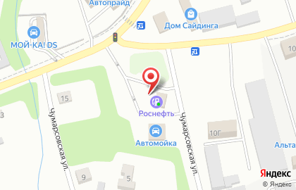 АЗС Роснефть на Московской улице на карте