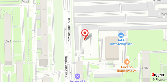 Автотехцентр ААА на карте