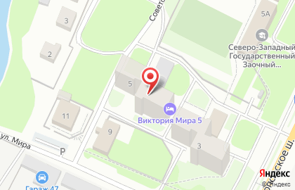 Соната на улице Мира на карте
