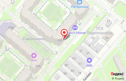 Частный детский сад Колибри на Спартаковской улице на карте