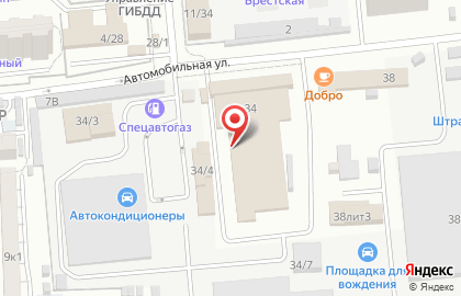 Кузнечный цех на Брестской улице на карте
