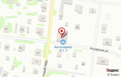 Автосервис Автоспец на Аграрной улице на карте