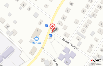 Продовольственный магазин в Калининском районе на карте