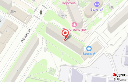 СПУТНИК стиль на Лётной улице на карте