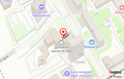 Новосибирский филиал ПГК на Площади Гарина-Михайловского на карте