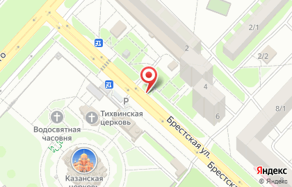 Аудиореклама от РА Медиа-тайм на Брестской улице на карте