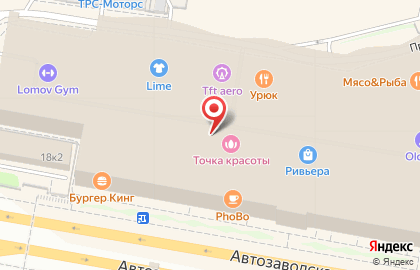 Фирменный магазин детской обуви Котофей на Автозаводской улице на карте