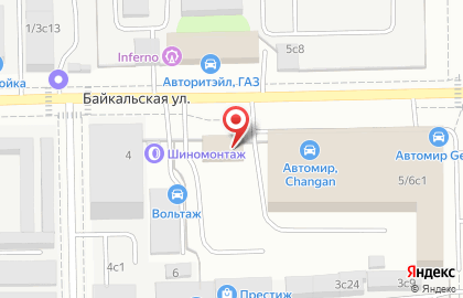 ООО Аспект на Байкальской улице на карте