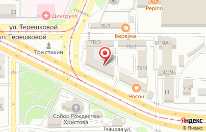 Торговая компания Аквафор в Октябрьском районе на карте