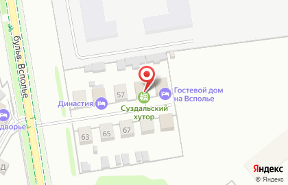 Суздальский хутор на карте