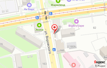 Пекарня Дом хлеба на улице Воровского на карте