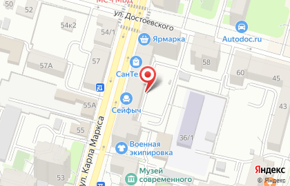 Магазин сантехнического оборудования, ИП Башаров И.Ш. на карте