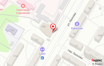 Аптека Вита на улице Леонова на карте
