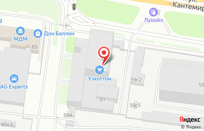 Стерилизуем, сеть ветеринарной службы на Кантемировской улице на карте