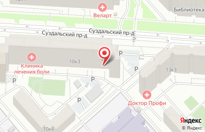 Район Новокосино Общественный пункт охраны порядка Восточного административного округа на Суздальской улице, 10 к 3 на карте