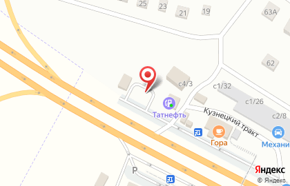 АЗС в Кемерово на карте