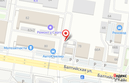 Автошкола БИП на Балтийской улице, 78б на карте