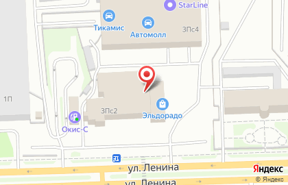 Курьерская служба Постэкспресс в Ханты-Мансийске на карте