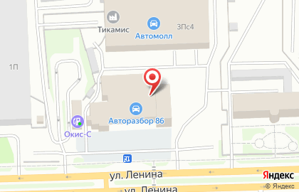 Микрофинансовая организация ФИНОТДЕЛ в Ханты-Мансийске на карте