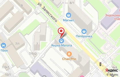 Ветеринарная клиника Акуна Матата в Заельцовском районе на карте