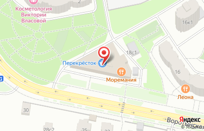 Перекресток в Куркино на карте