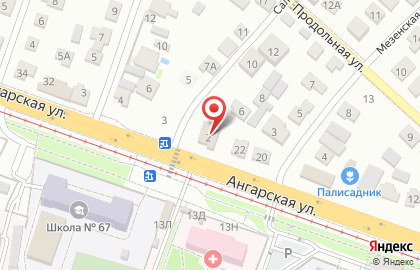 Линия жизни в Дзержинском районе на карте