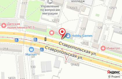 Хочу на Ставропольской улице на карте