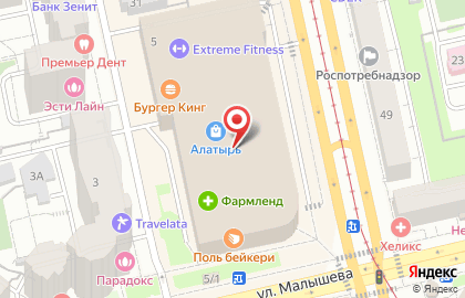 COLIN'S в Екатеринбурге на карте