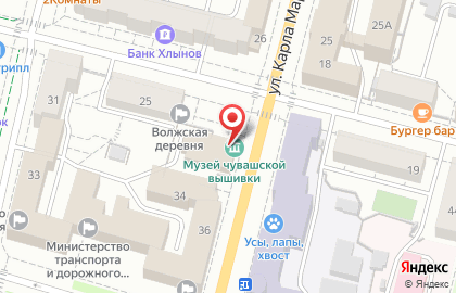 Республиканский дворец культуры и народного творчества на улице К.Маркса на карте