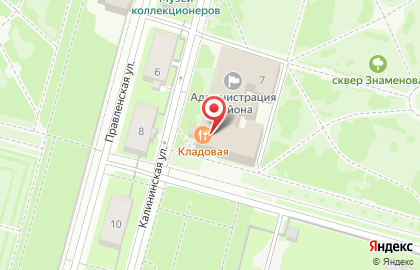 Сектор землепользования, Администрация Петродворцового района на карте